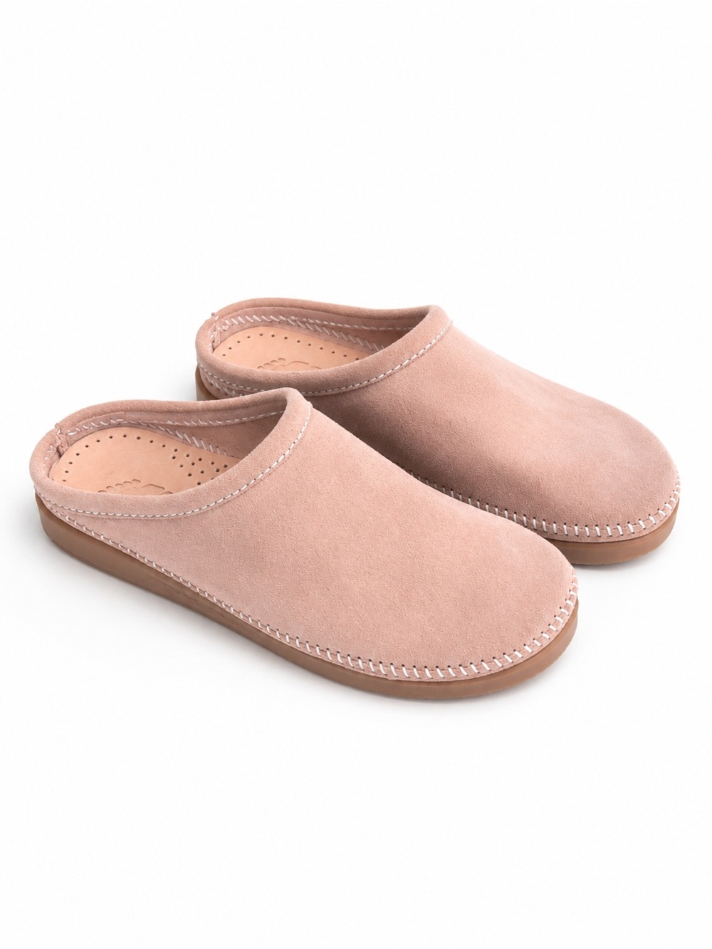 YOGI Floyd Centre Seam Pink‎ Suede Slip-On Mule Size M 9/ W 11